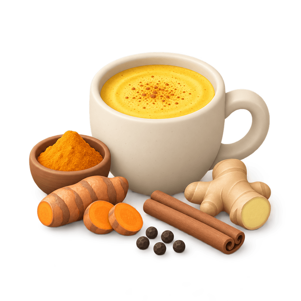 Golden Milk 3D icon