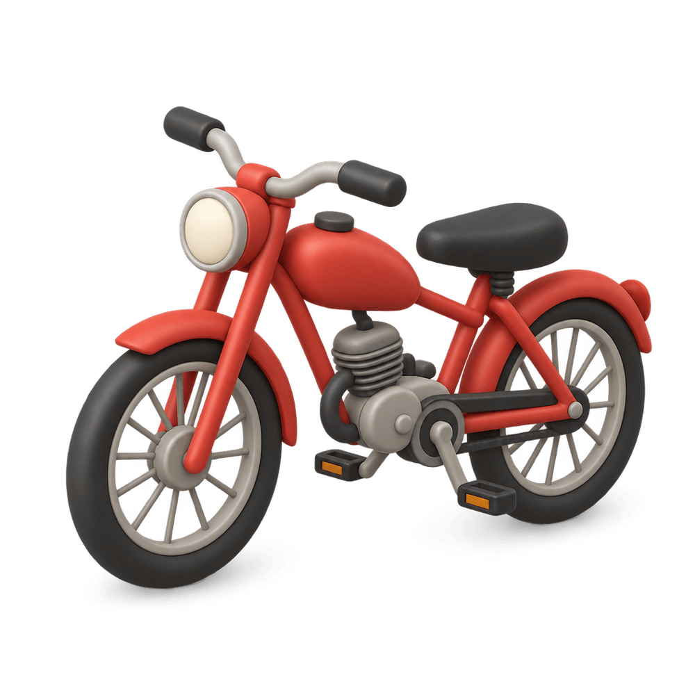 Moped 3D icon