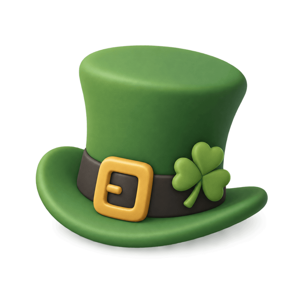 Leprechaun Hat 3D icon