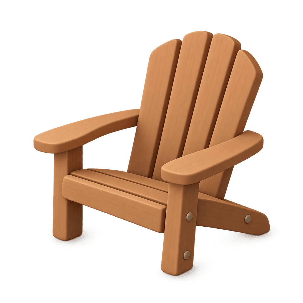 Adirondack Chair 3D icon