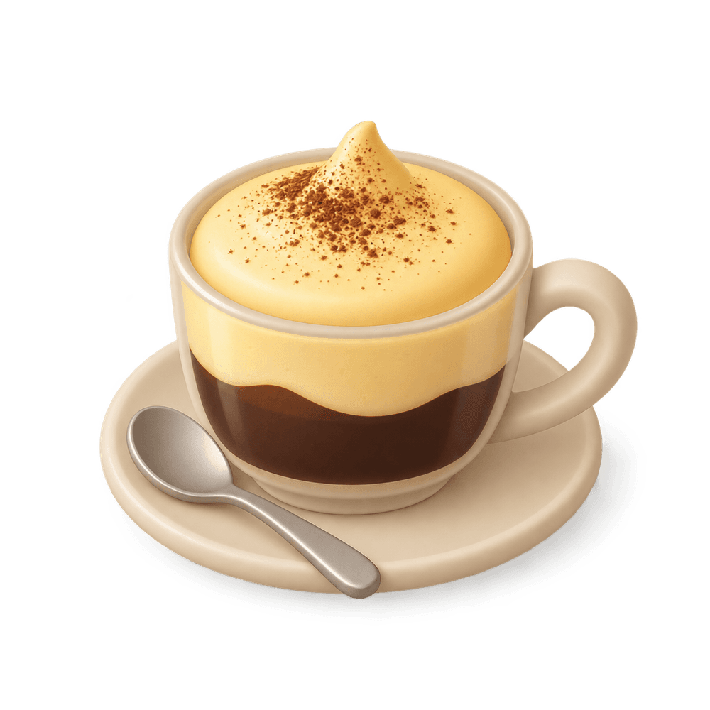Vietnamese Egg Coffee 3D icon