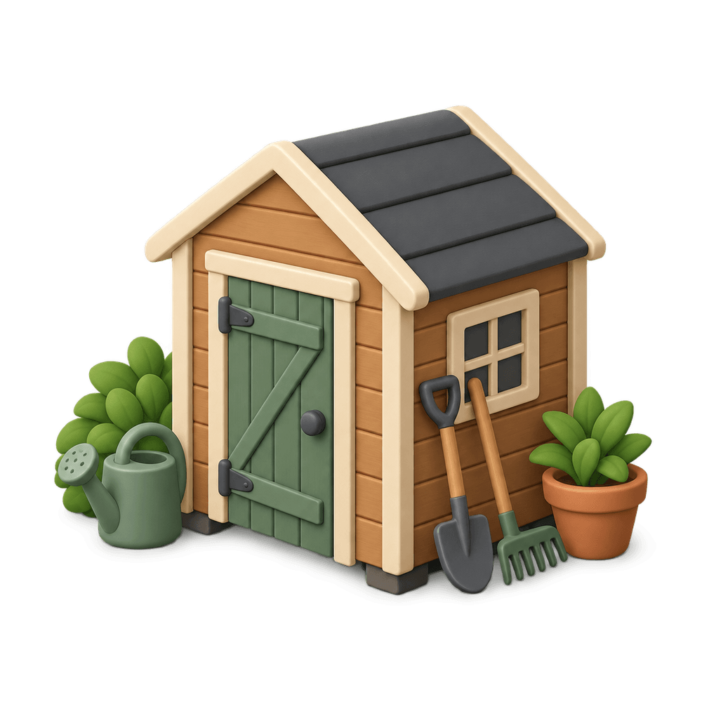 Garden Shed 3D icon