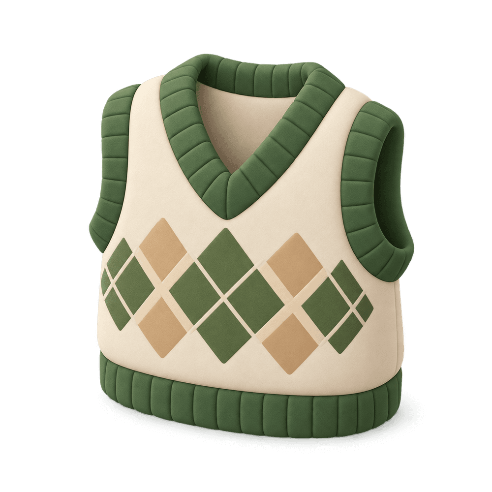 Sweater Vest 3D icon