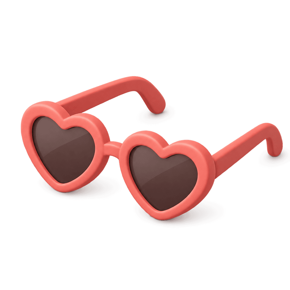 Heart-Shaped Sunglasses 3D icon