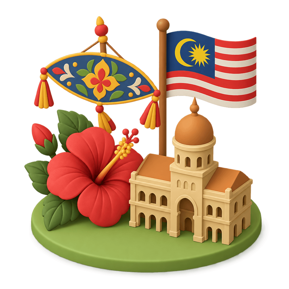 Malaysia 3D icon