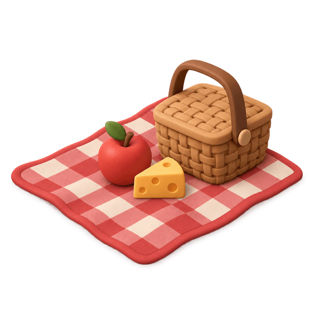 Picnic Blanket 3D icon