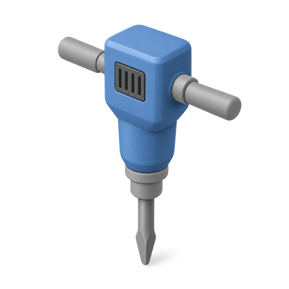 Jackhammer 3D icon