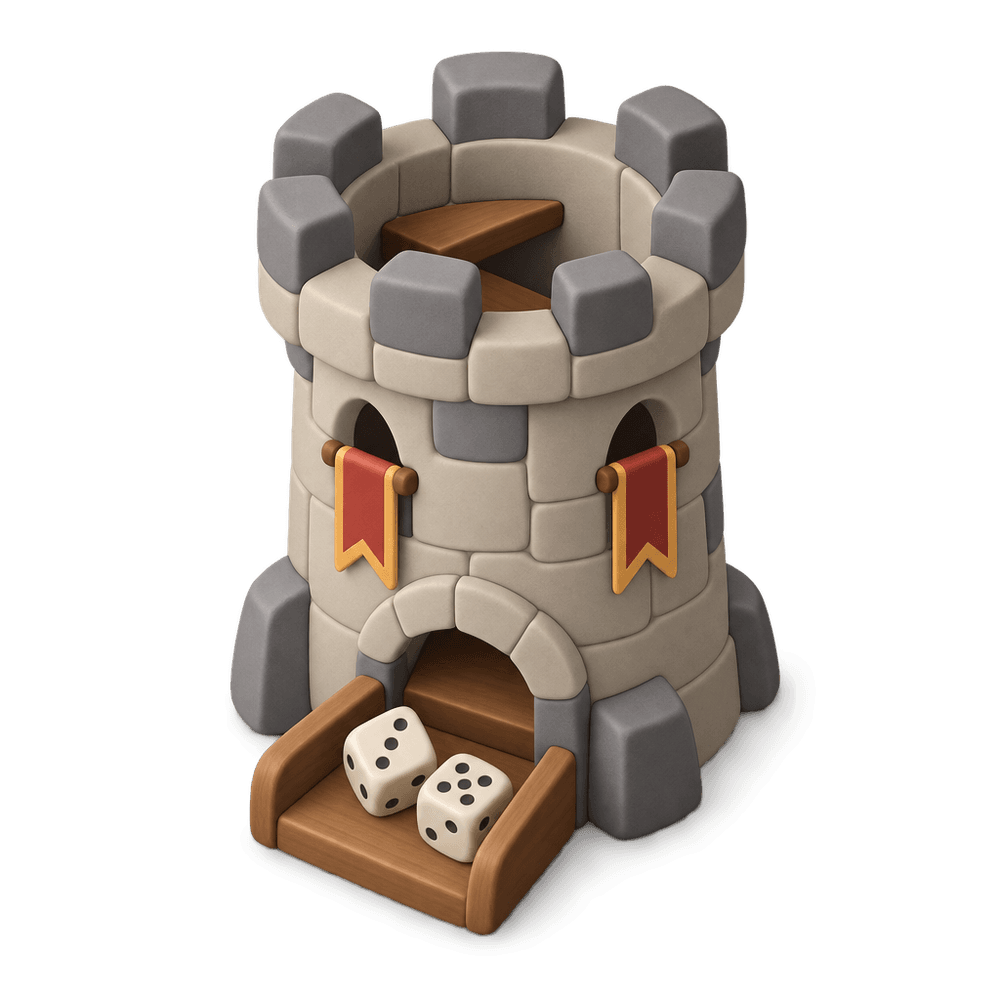 Dice Tower 3D icon