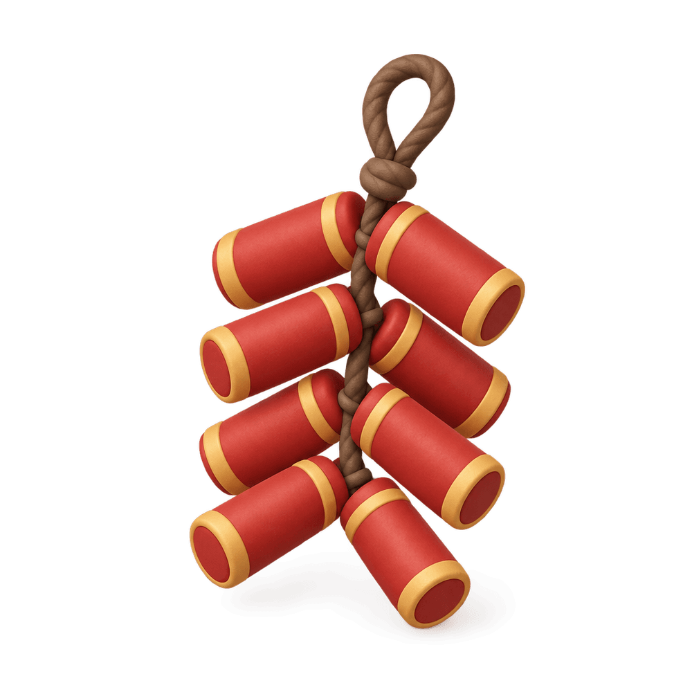 Firecracker String 3D icon