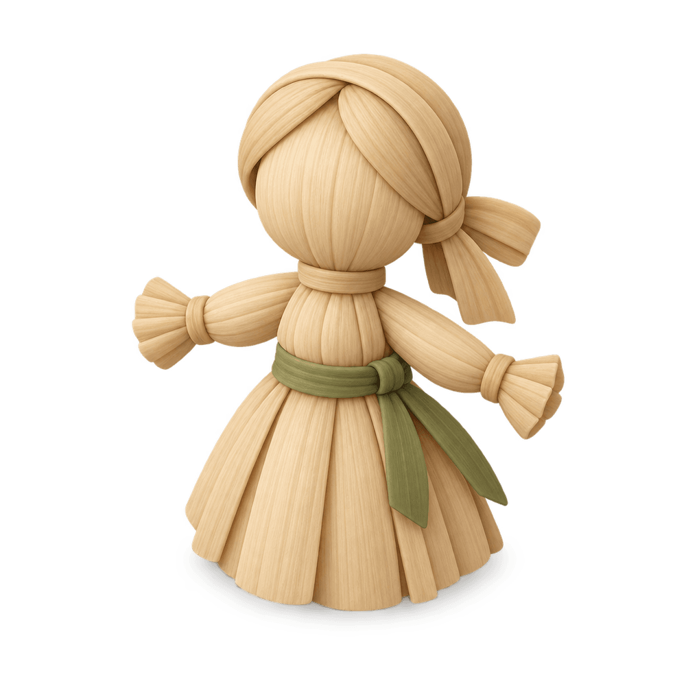 Corn Husk Doll 3D icon