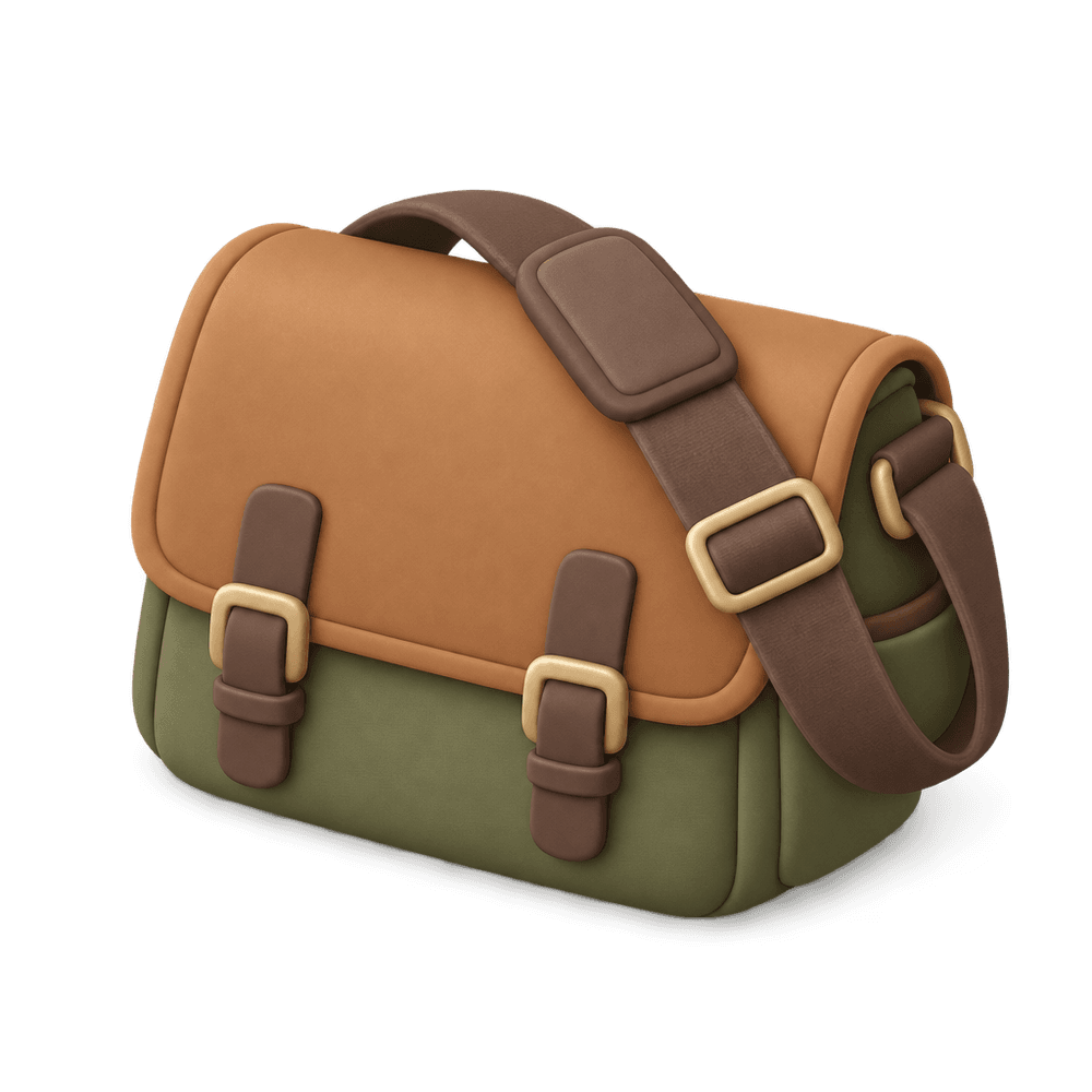 Messenger Bag 3D icon