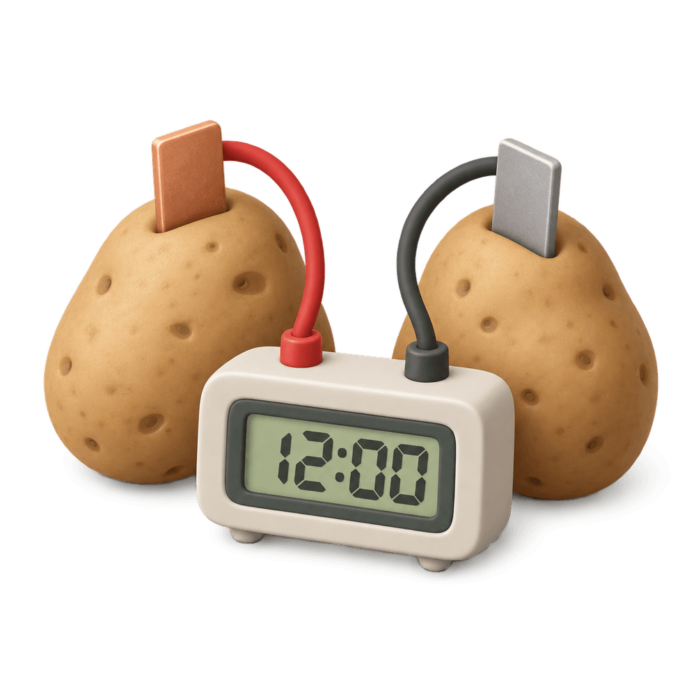 Potato Clock 3D icon