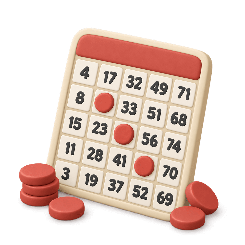 Bingo Card 3D icon