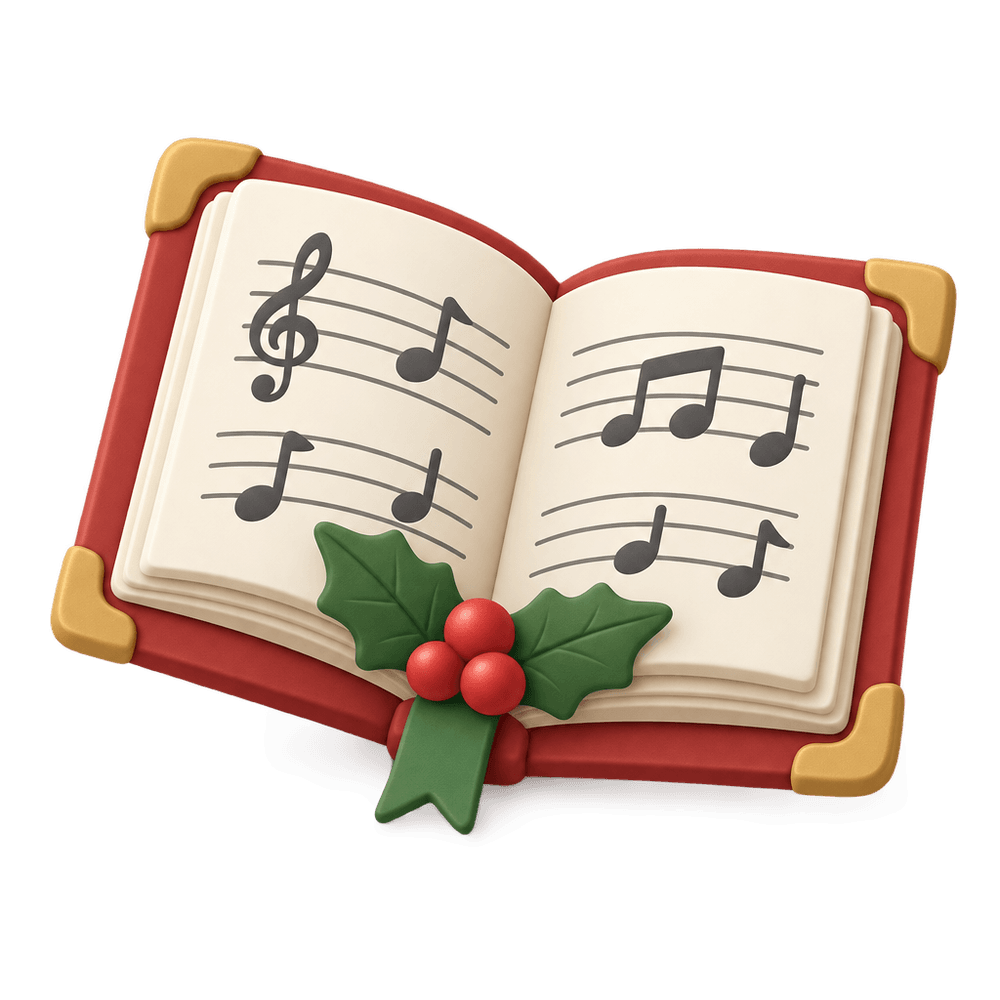 Caroling Songbook 3D icon
