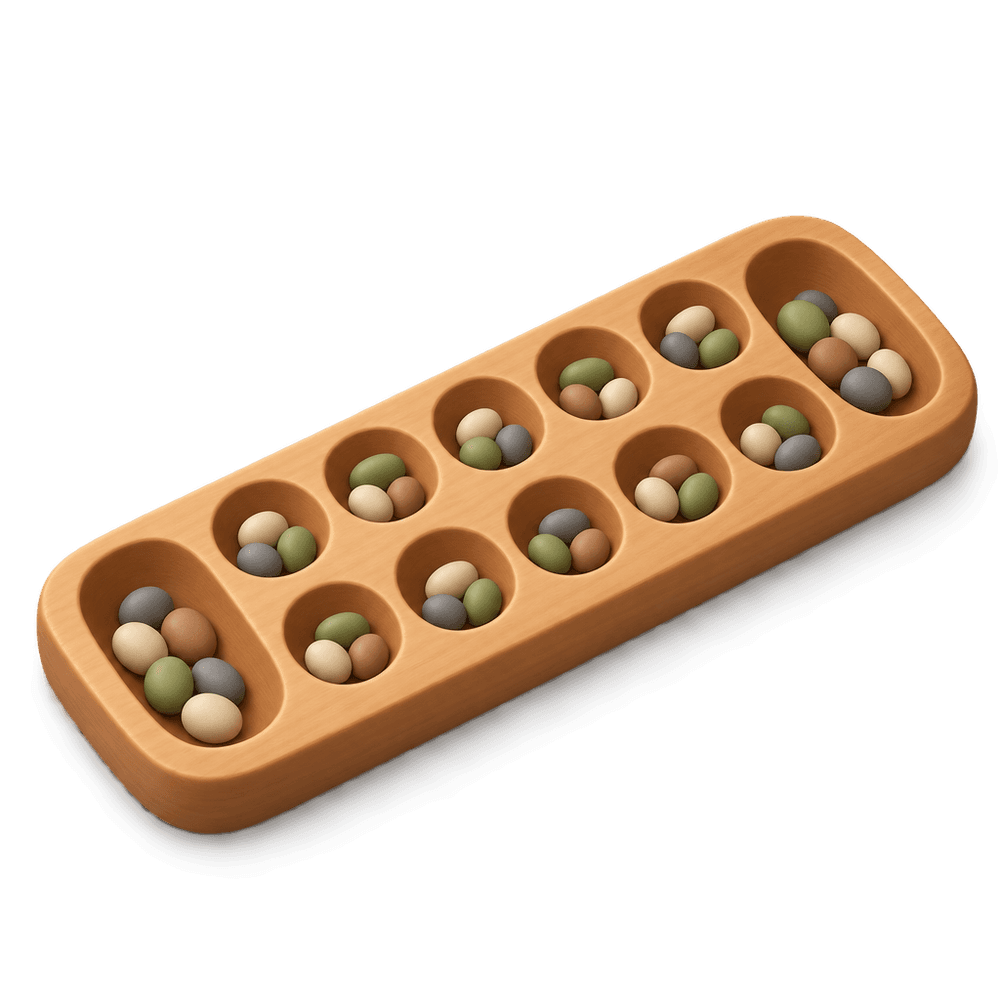 Mancala Board 3D icon
