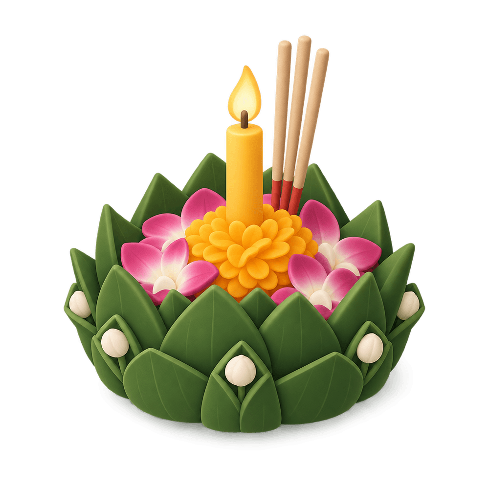 Krathong Float 3D icon
