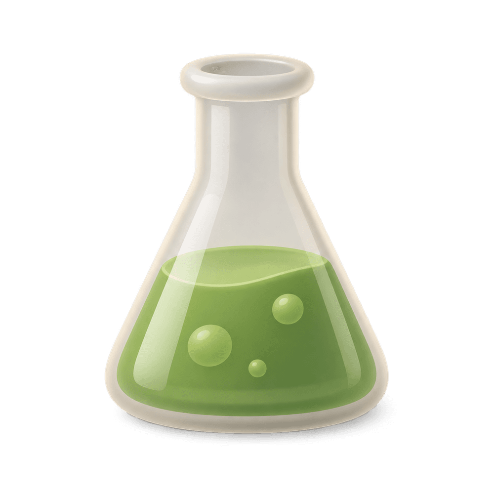 Erlenmeyer Flask 3D icon