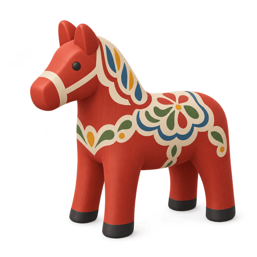 Dala Horse 3D icon