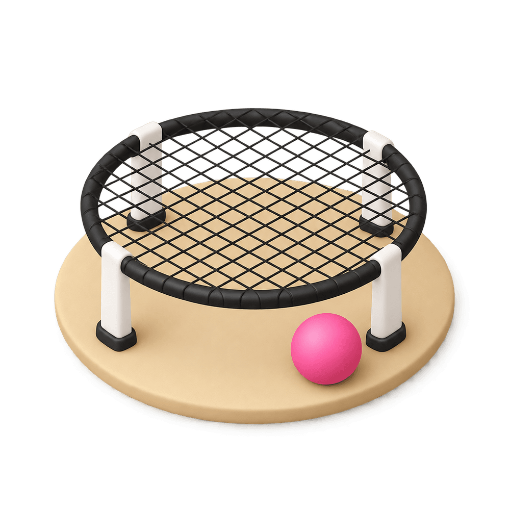 Beach Roundnet Set 3D icon