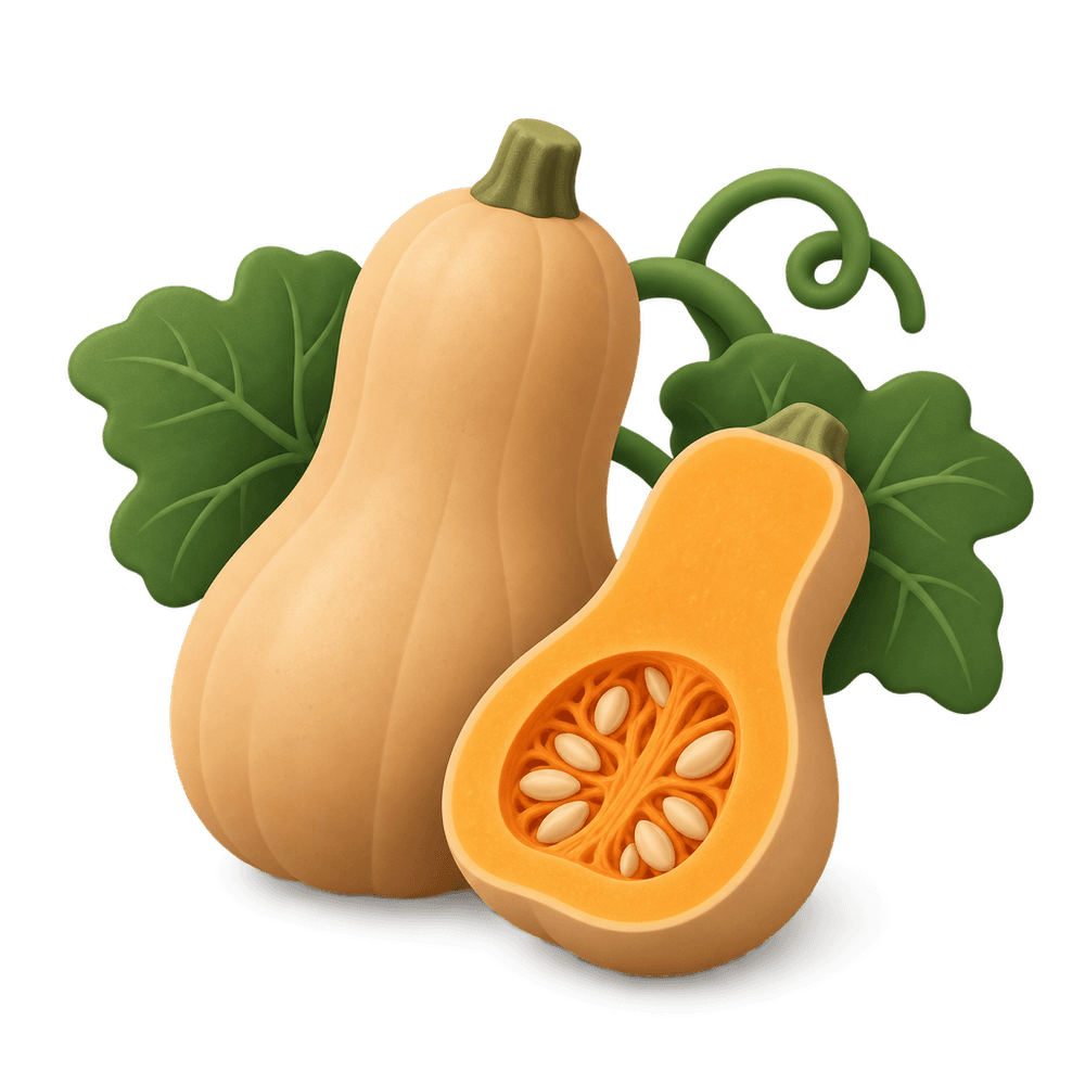Butternut Squash 3D icon