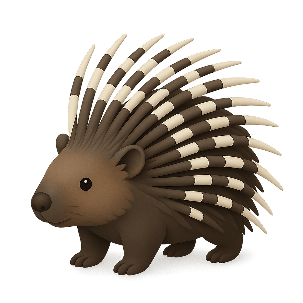 African Crested Porcupine