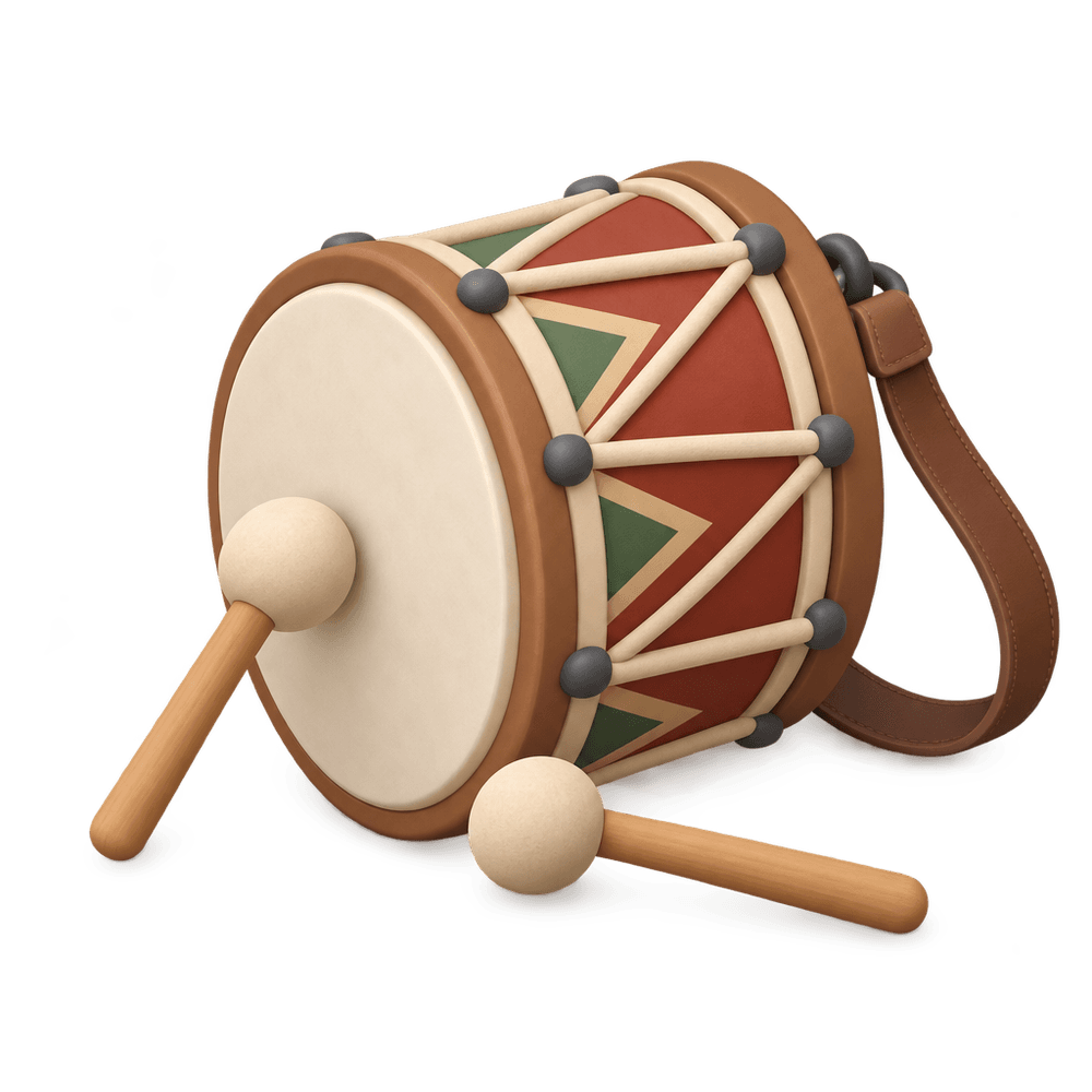 Mesaharati Drum 3D icon