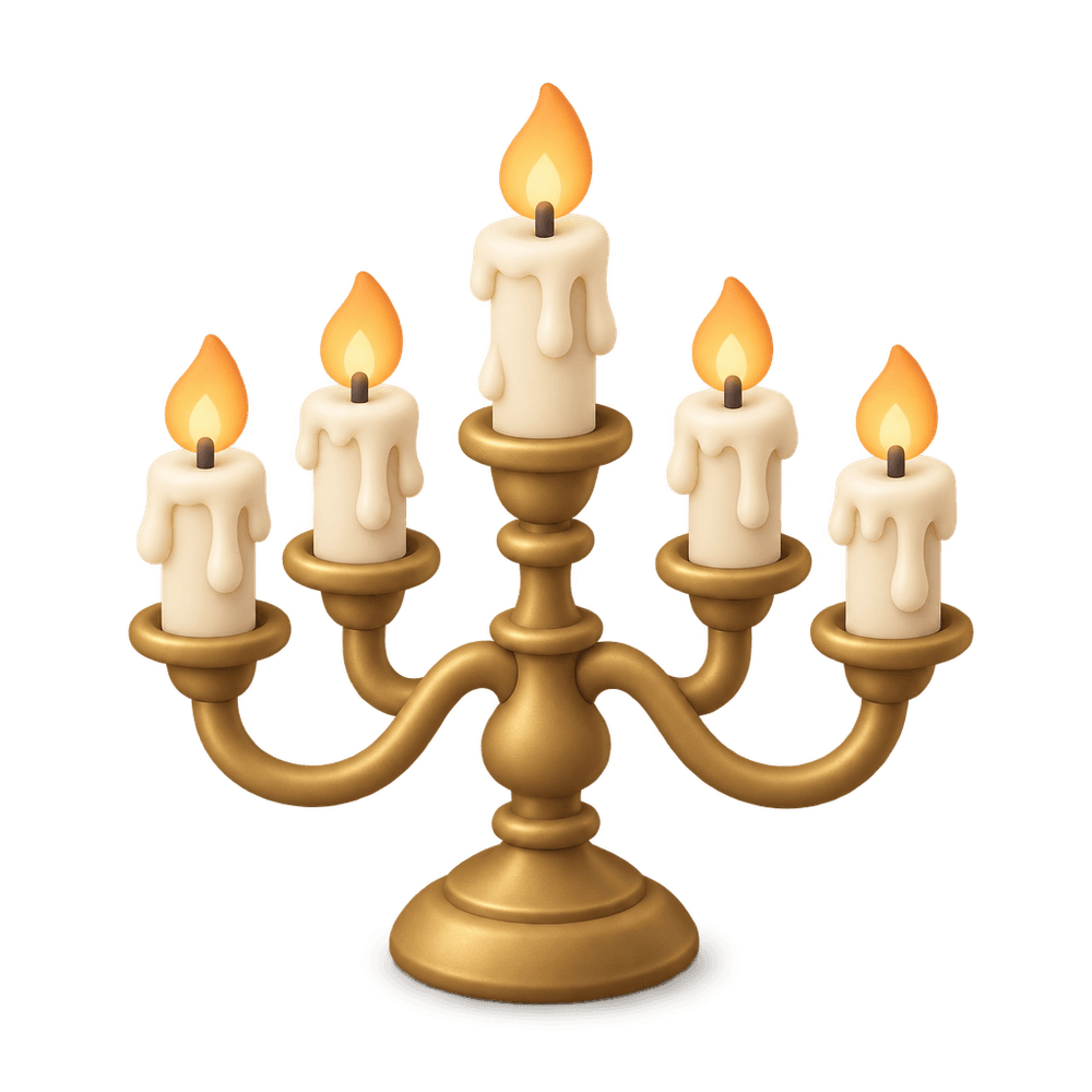 Dripping Candelabra 3D icon