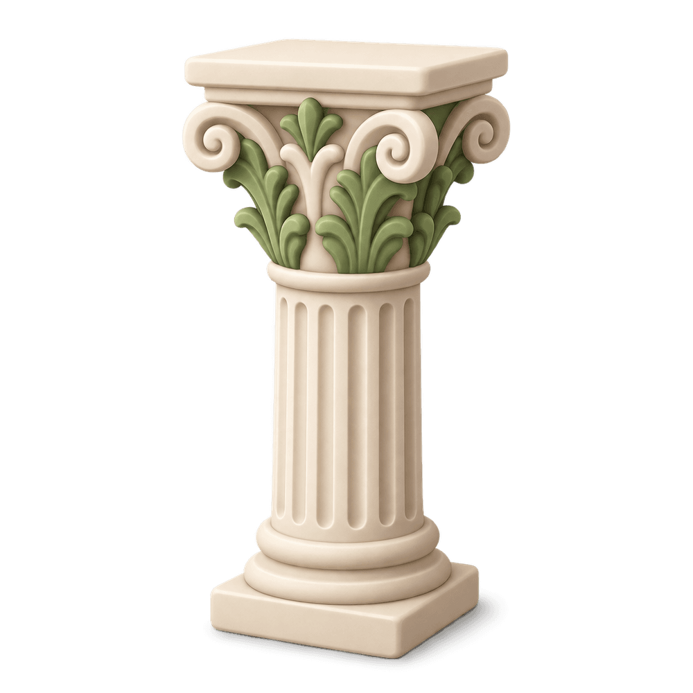 Corinthian Column 3D icon
