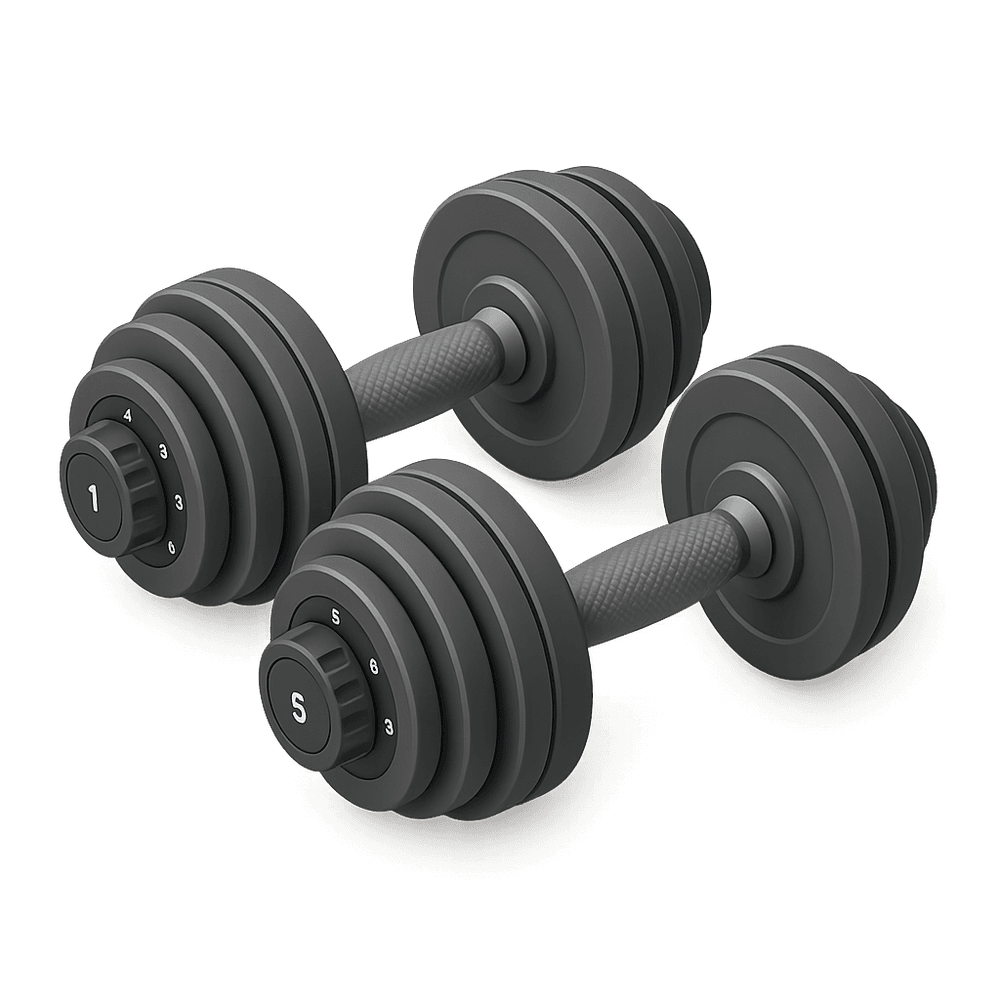 Adjustable dumbbells