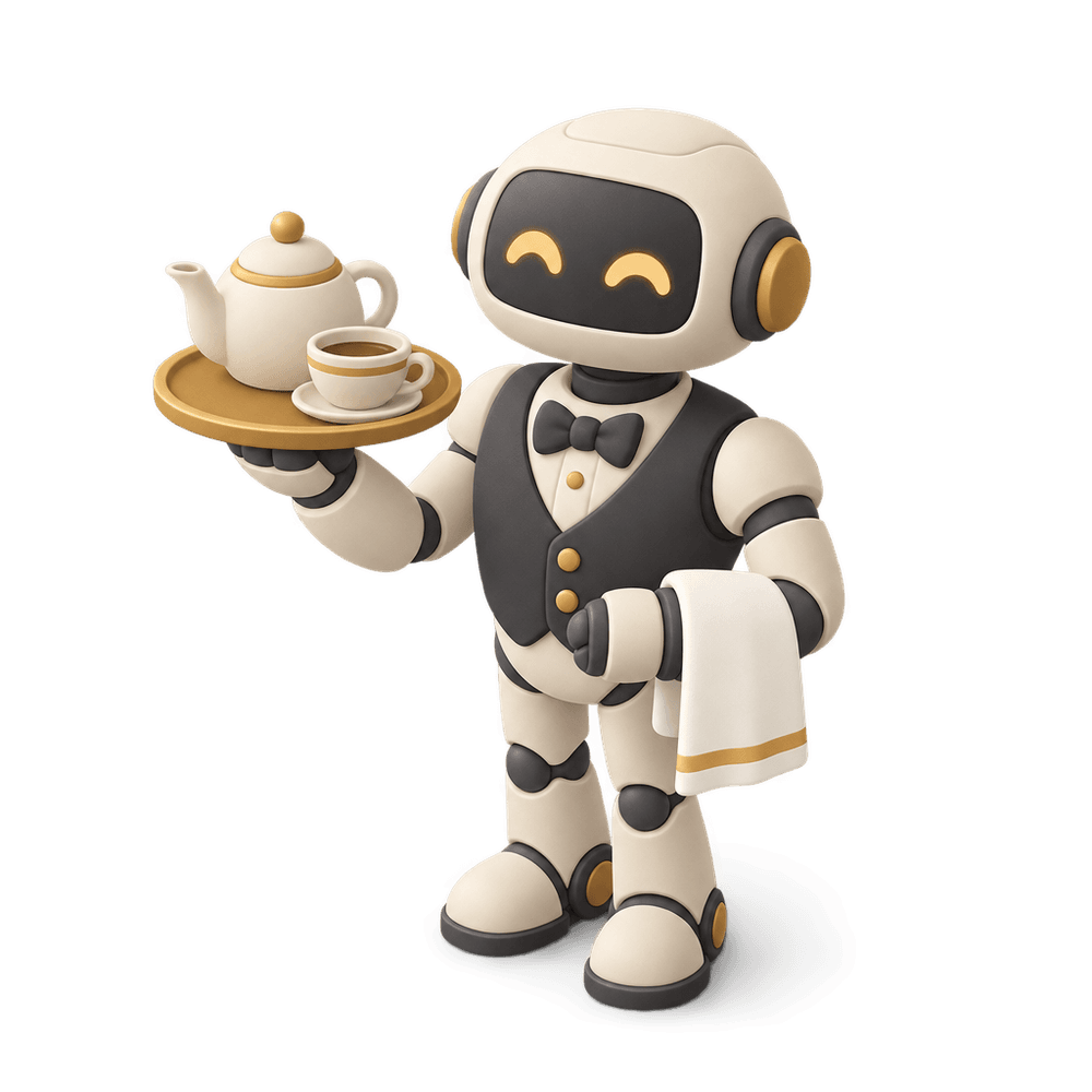 Robot Butler 3D icon