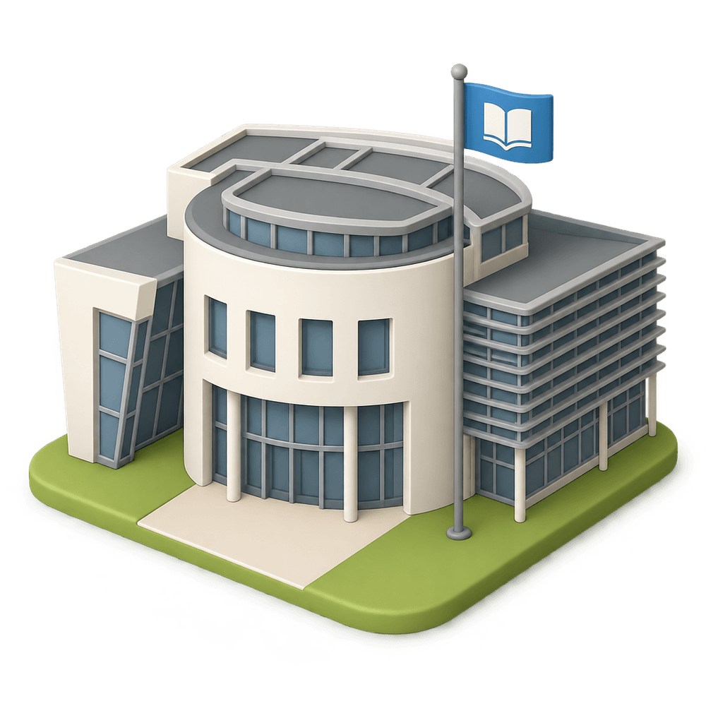 University Building 3D icon